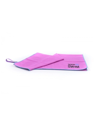 Microfibre osuška s BornToSwim® logem -Fialová