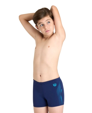 Chlapecké plavky arena Performance Boys' Graphic Swim Shorts Navy