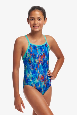 Girls Diamond Back One Piece - Paint Press


