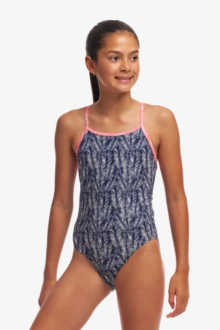 Girls Diamond Back One Piece - Pressure Palm


