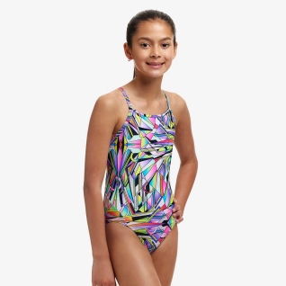 Girls Diamond Back One Piece - Scissor Kick


