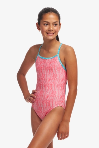 Girls Single Strap One Piece - Sweet Releaf


