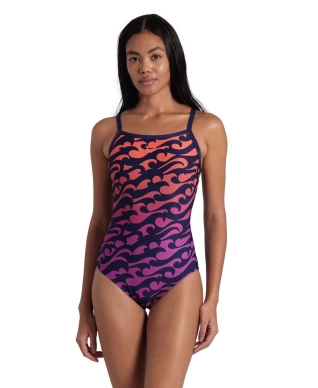 Dámské plavky arena Performance Women's Surfs Up Light Drop Back