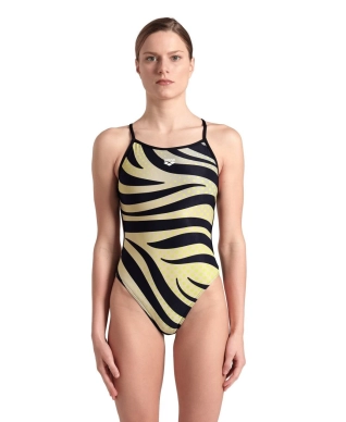 Dámské plavky arena Performance Women's Multi Stripes Lace Back