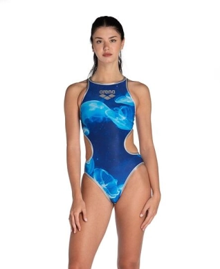 Dámské plavky arena One Women's Floating Tech Back Swimsuit