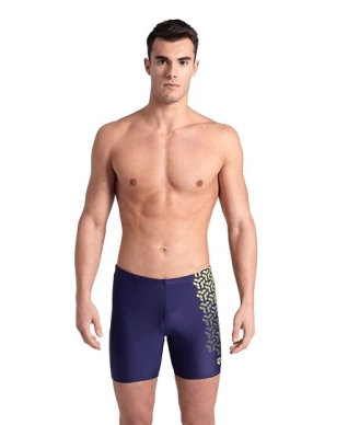 Pánské plavky arena Feel Men's Kikko V Swim Mid Jammer Graphic