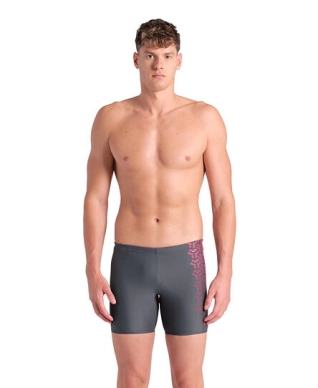 Pánské plavky arena Feel Men's Kikko V Swim Mid Jammer Graphic