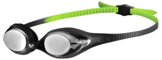 Plavecké brýle arena SPIDER JR. MIRROR BLACK-SILVER-GREEN