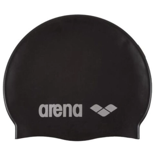 Plavecká čepice arena Classic Silicone - černá