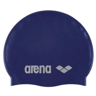 Plavecká čepice arena Classic Silicone - tmavě modrá